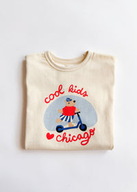 Cool Kids Love Chicago Oversized Tee & Short Set