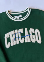 Chicago Forever Embroidered Crew - Green