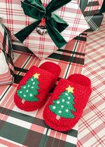 Kids Christmas Tree Slippers