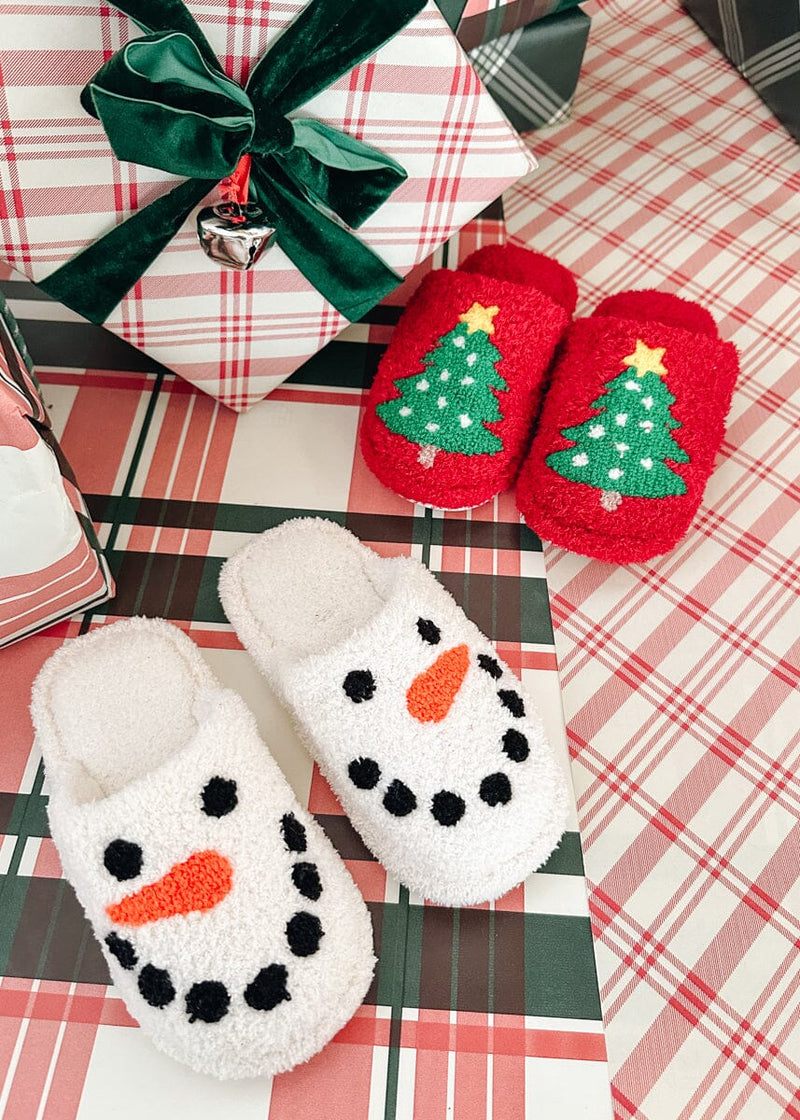 Kids Christmas Tree Slippers