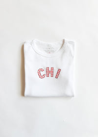 Chi Gingham Baby Tee