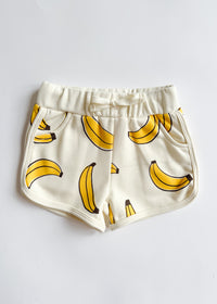 Printed Bananas Sweatshort Set