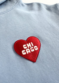 Chicago Game Day Patch Hoodie - Blue