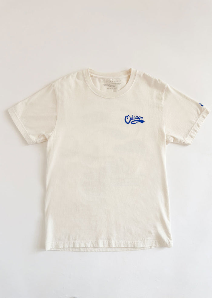 Chicago Baseball Patches Oversized Tee