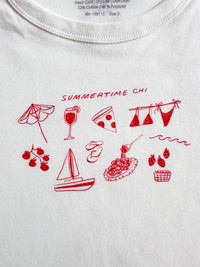 Summertime Chi Sketch Icons Baby Tee