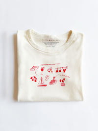 Summertime Chi Sketch Icons Baby Tee