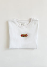 Hot Dog Beaded Baby Tee