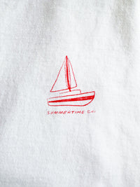 Summertime Chi Sketch Icons Oversized Tee