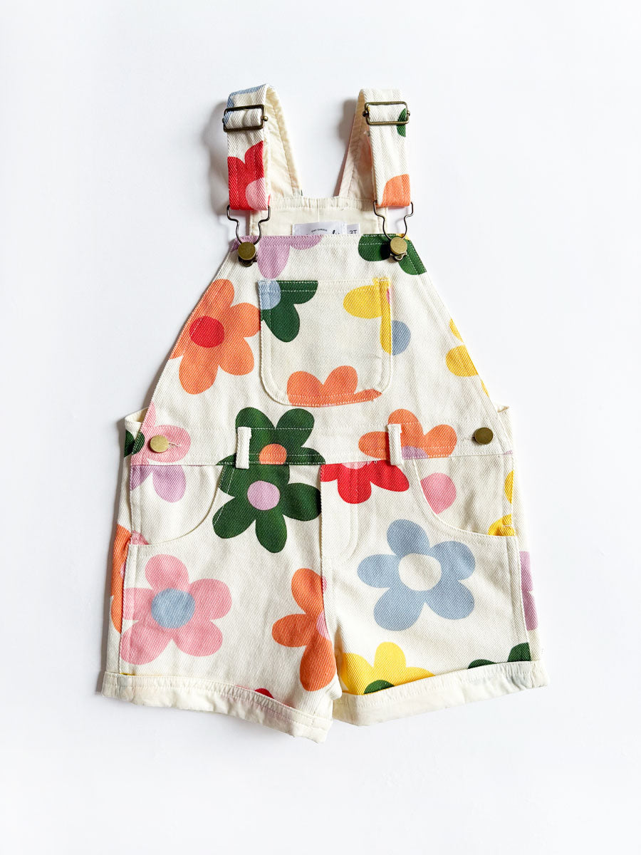 Printed Floral Shortalls
