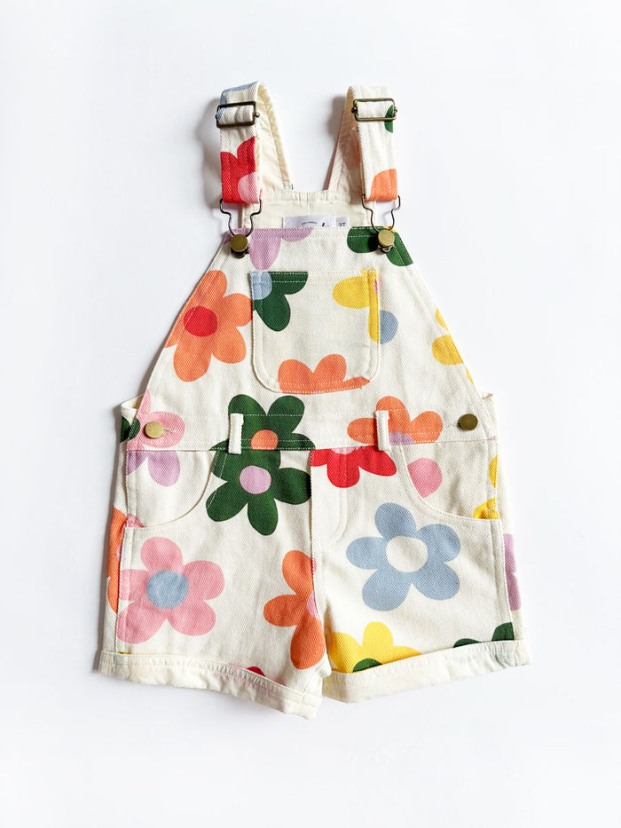 Printed Floral Shortalls