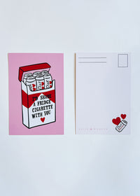 Fridge Cigarette Postcard