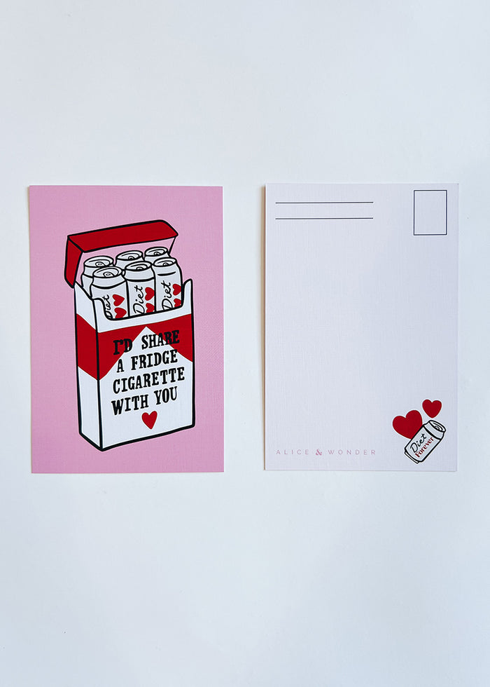 Fridge Cigarette Postcard