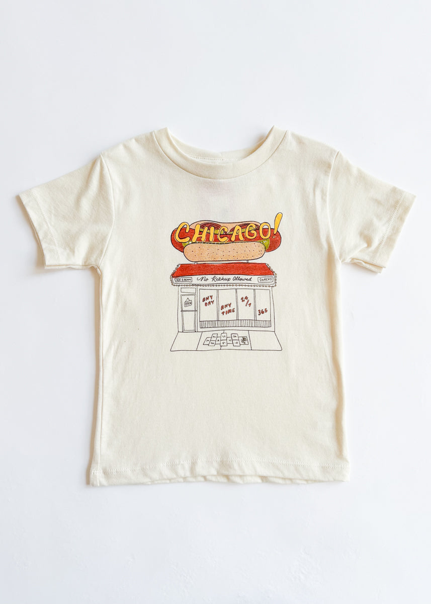 Chicago Hot Dog Stand Toddler Tee
