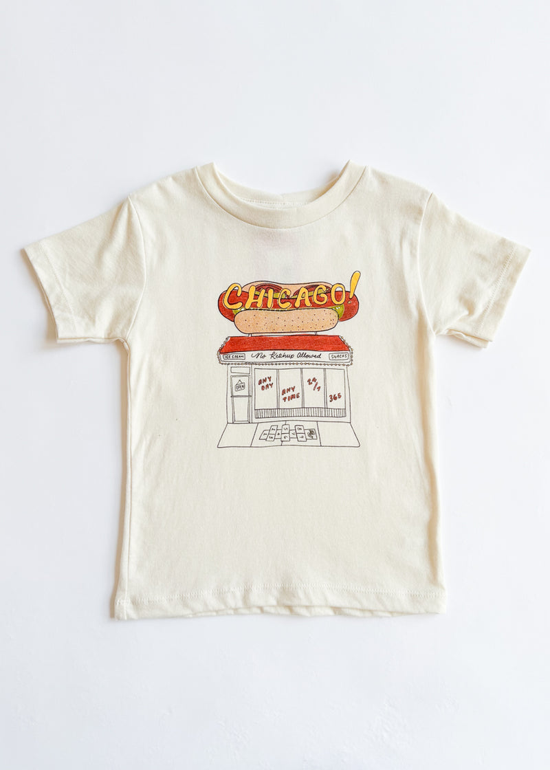 Chicago Hot Dog Stand Toddler Tee