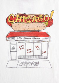 Chicago Hot Dog Stand Toddler Tee