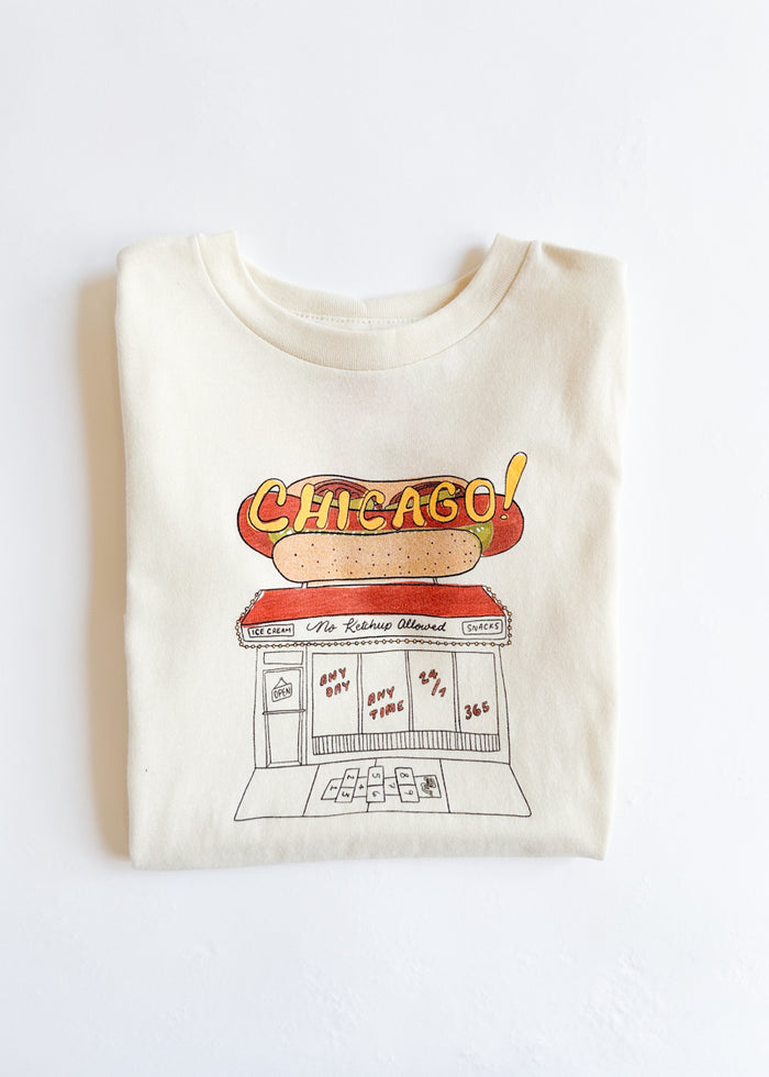 Chicago Hot Dog Stand Toddler Tee