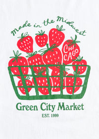Green City Market Strawberry Oversized Tee