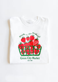 Green City Market Strawberry Oversized Tee