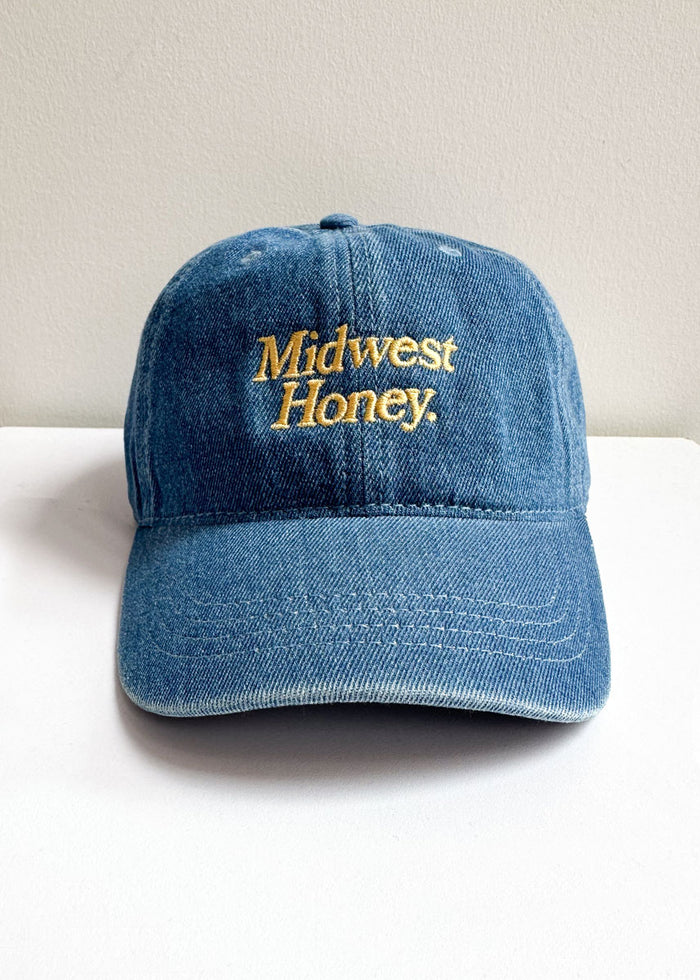 Midwest Honey Dad Hat - Denim