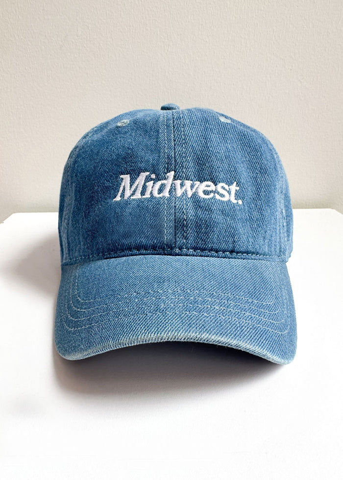 Midwest Dad Hat - Denim