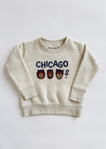 Chicago Football Team Toddler Sweatshirt - Natural Heather