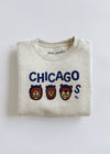 Chicago Football Team Toddler Sweatshirt - Natural Heather