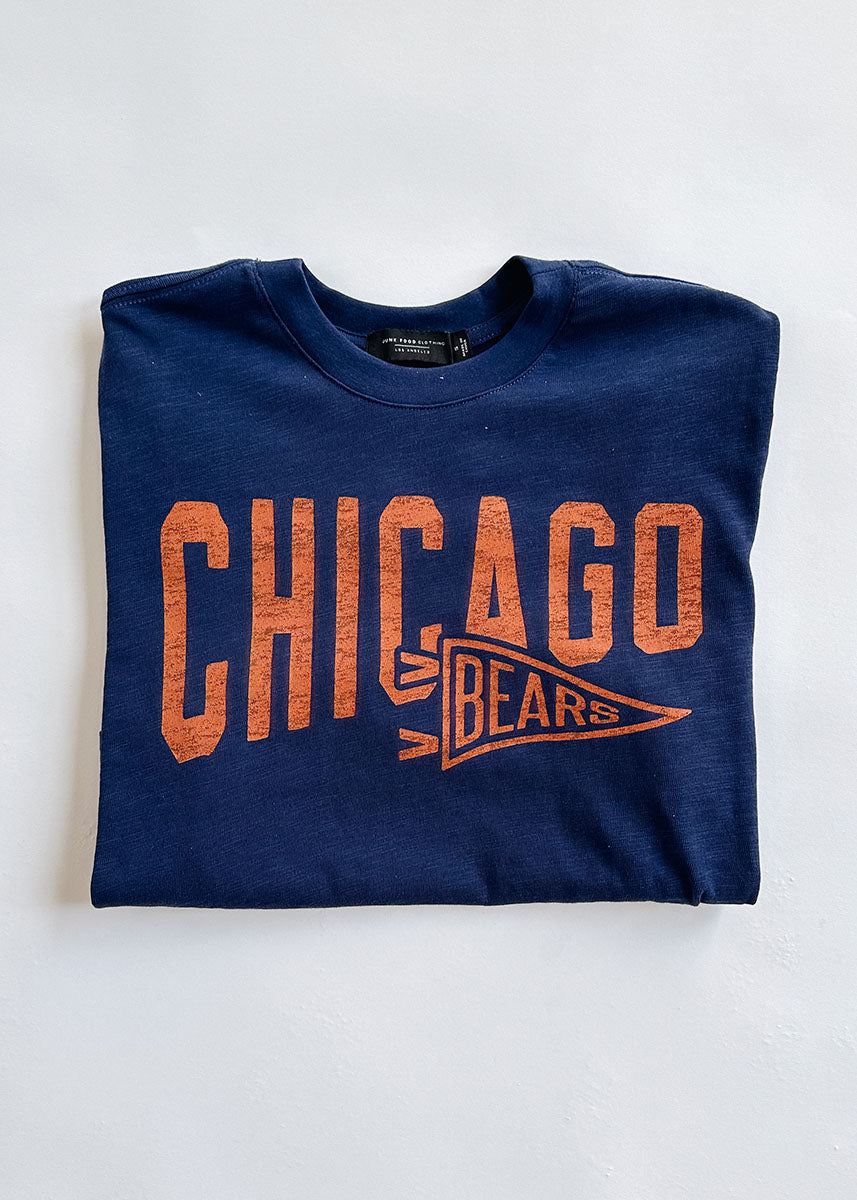 Bears Dual Threat Crop - Navy