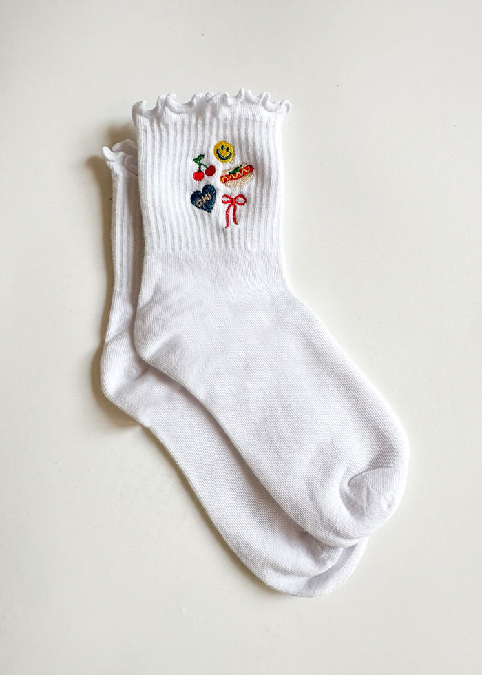 Chicago Icons Ruffle Sock