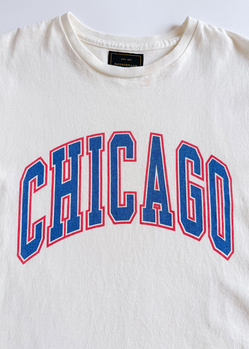 Chicago Varsity Heavyweight Crop Tee