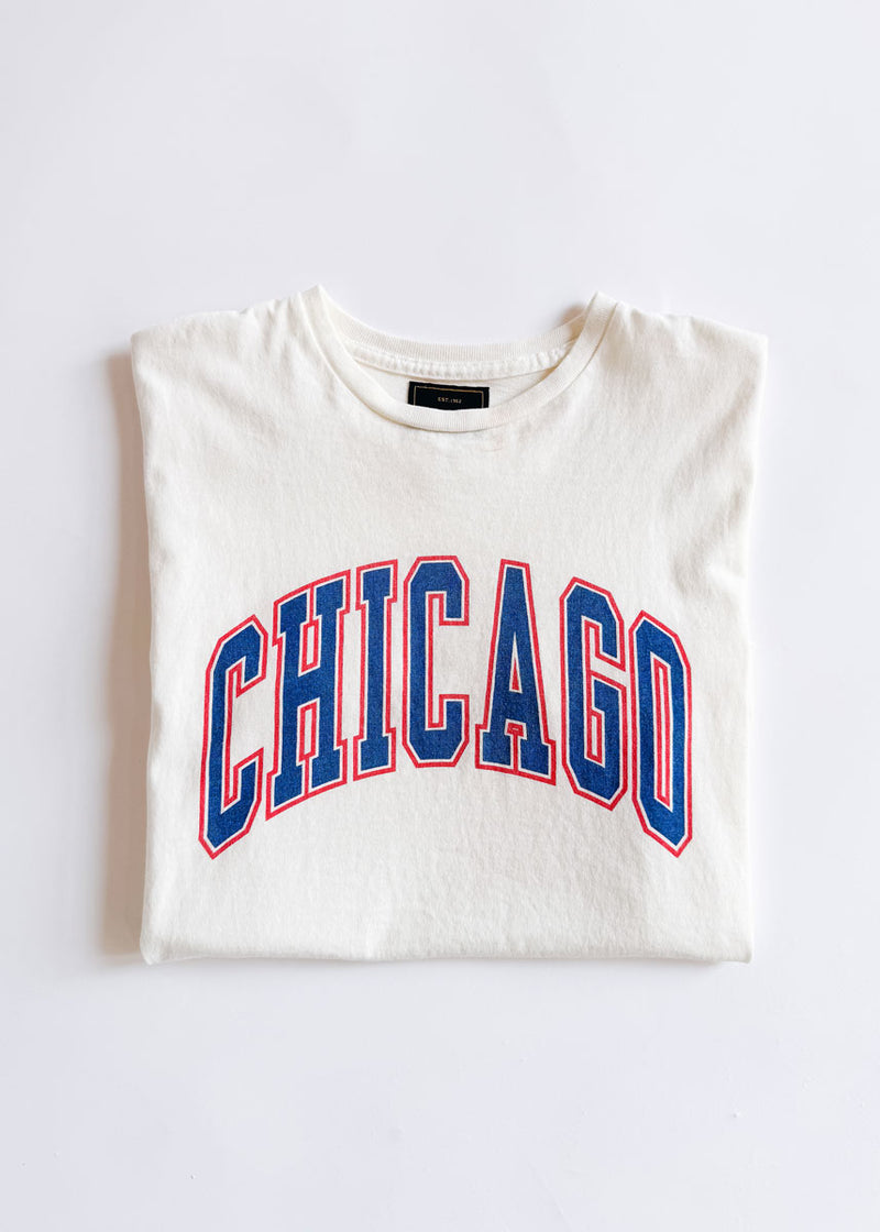 Chicago Varsity Heavyweight Crop Tee