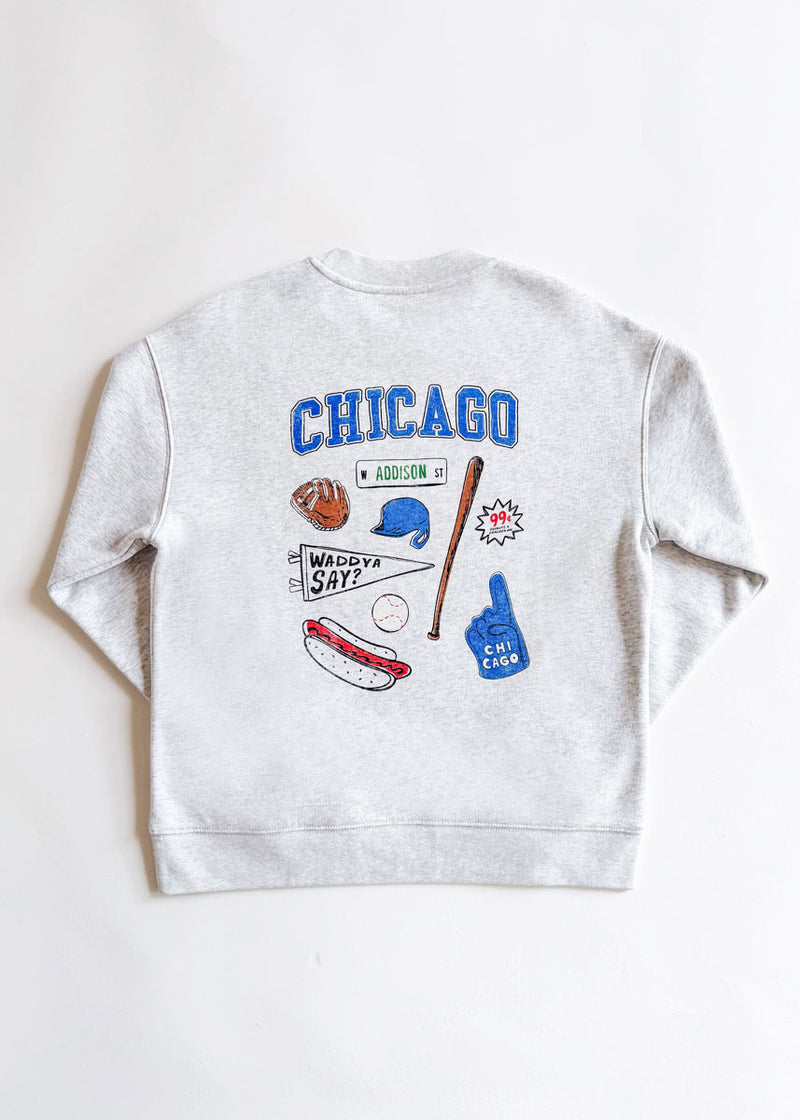 Chicago Game Day Icons Sweatshirt