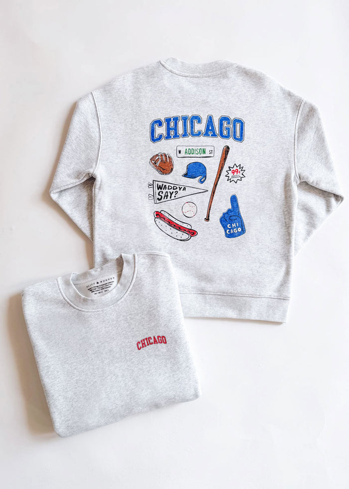 Chicago Game Day Icons Sweatshirt
