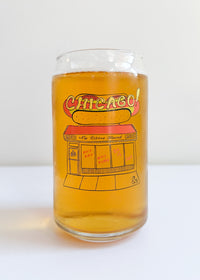 Hot Dog Stand Can Glass