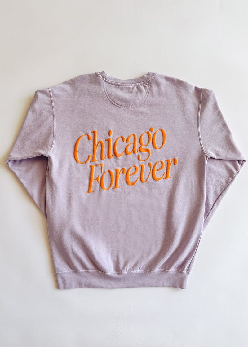 Chicago Forever! Garment-Dyed Sweatshirt - Orchid