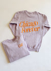 Chicago Forever! Garment-Dyed Sweatshirt - Orchid