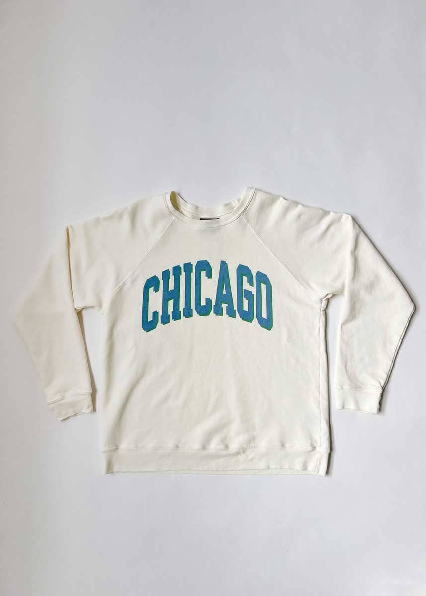 Chicago Classic Crew Sweatshirt - Blue & Green