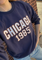 Chicago 1985 Sweatshirt - Navy & Orange