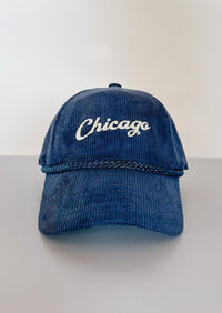 Toddler Chicago Cord Hat - Navy