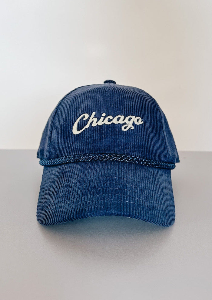 Toddler Chicago Cord Hat - Navy