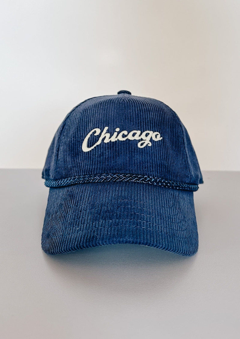 Toddler Chicago Cord Hat - Navy
