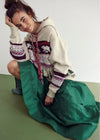 Emilia Full Skirt - Uncut Emerald