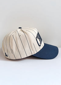 Chicago Puff Pinstripe Baseball Cap - Breaker Blue