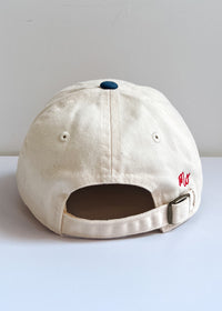 Toddler Chi Heart Icon Hat - Ivory & Breaker Blue