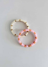 Rounded Single Bracelet - Apricot