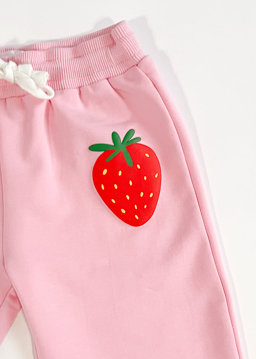 Chicago Strawberry Terry Oversized Sweatsuit Set