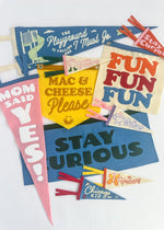 Stay Curious Camp Flag