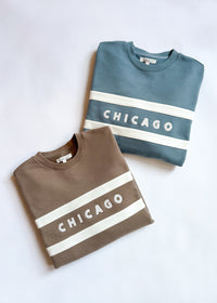 Chicago Oversized Rugby Sweatshirt - Taupe