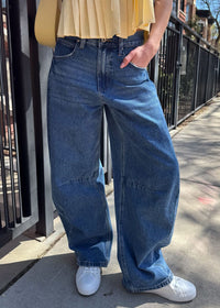 Katia Barrel Leg Jean - Stellar