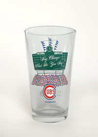 Chicago Cubs Bleachers Pint Glass