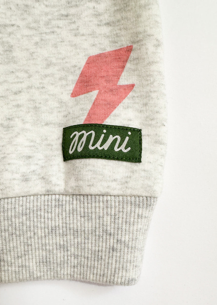 Lightning Bolt Sweatsuit Set - Pink